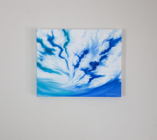 cloud painting blue white heather millenaar original art