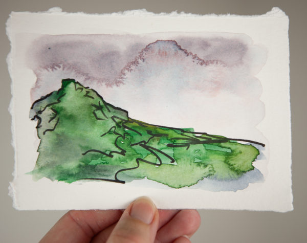 Run Wild 4x6 watercolor heather millenaar-1